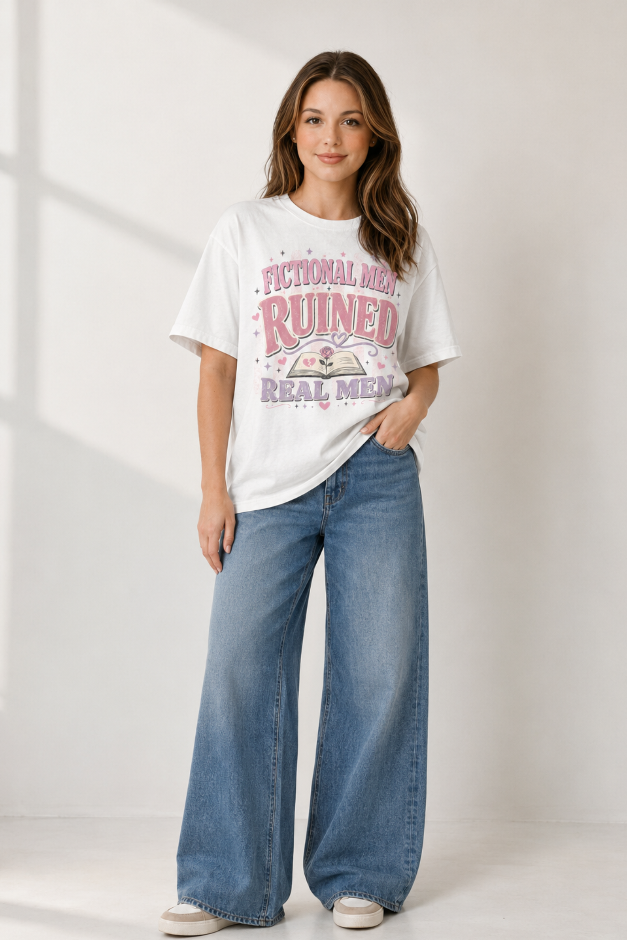 Fictional Men Ruined Real Men — T-Shirt