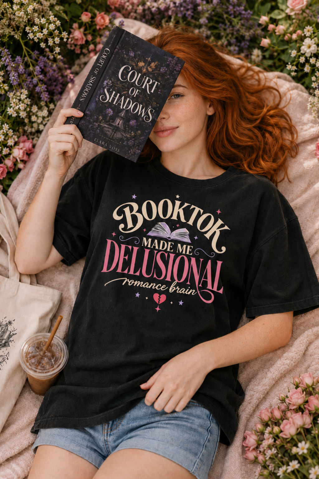BookTok Made Me Delusional — T-Shirt