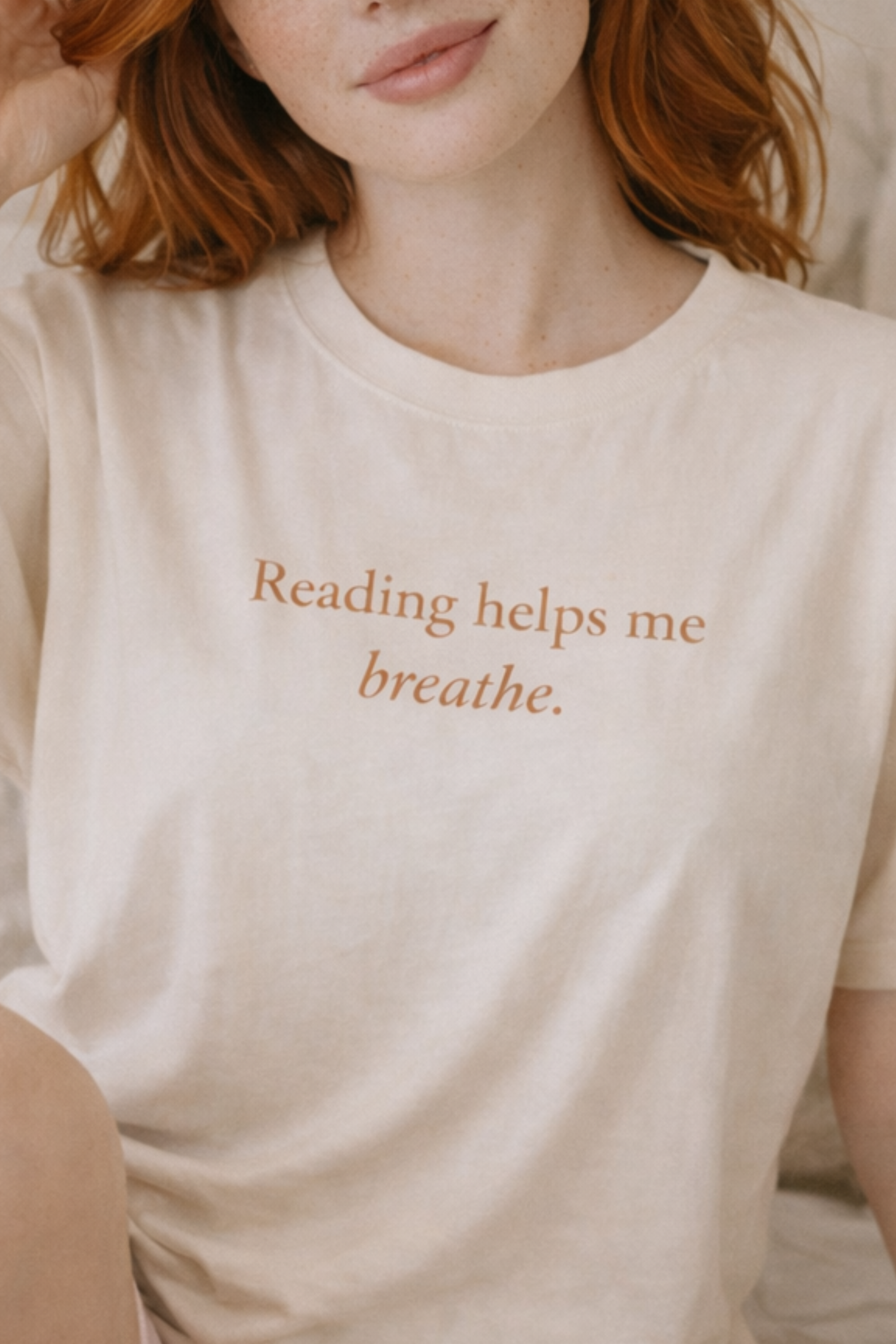 Reading Helps Me Breathe T-Shirt