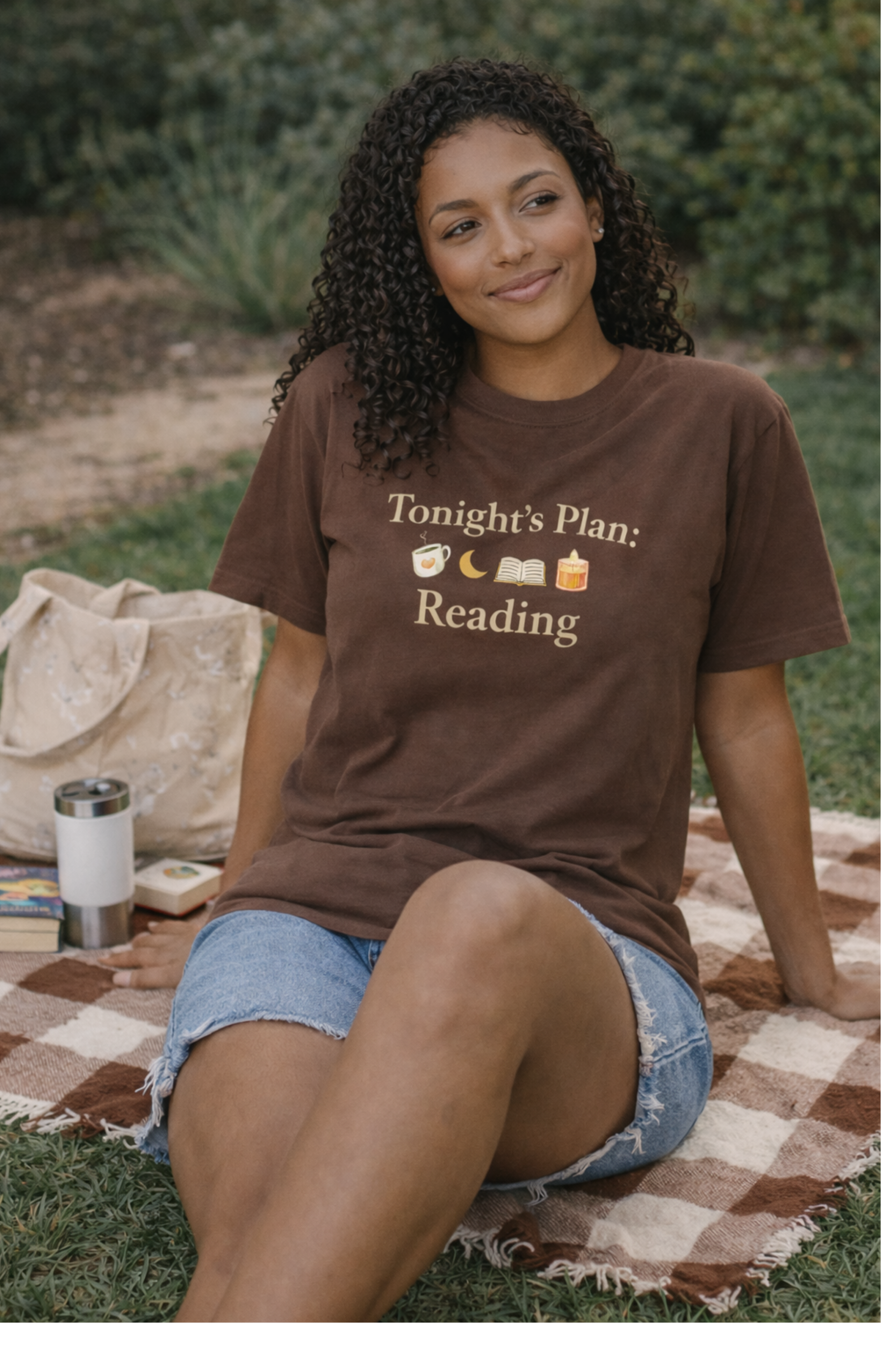 Tonight's Plan: Reading - Tshirt
