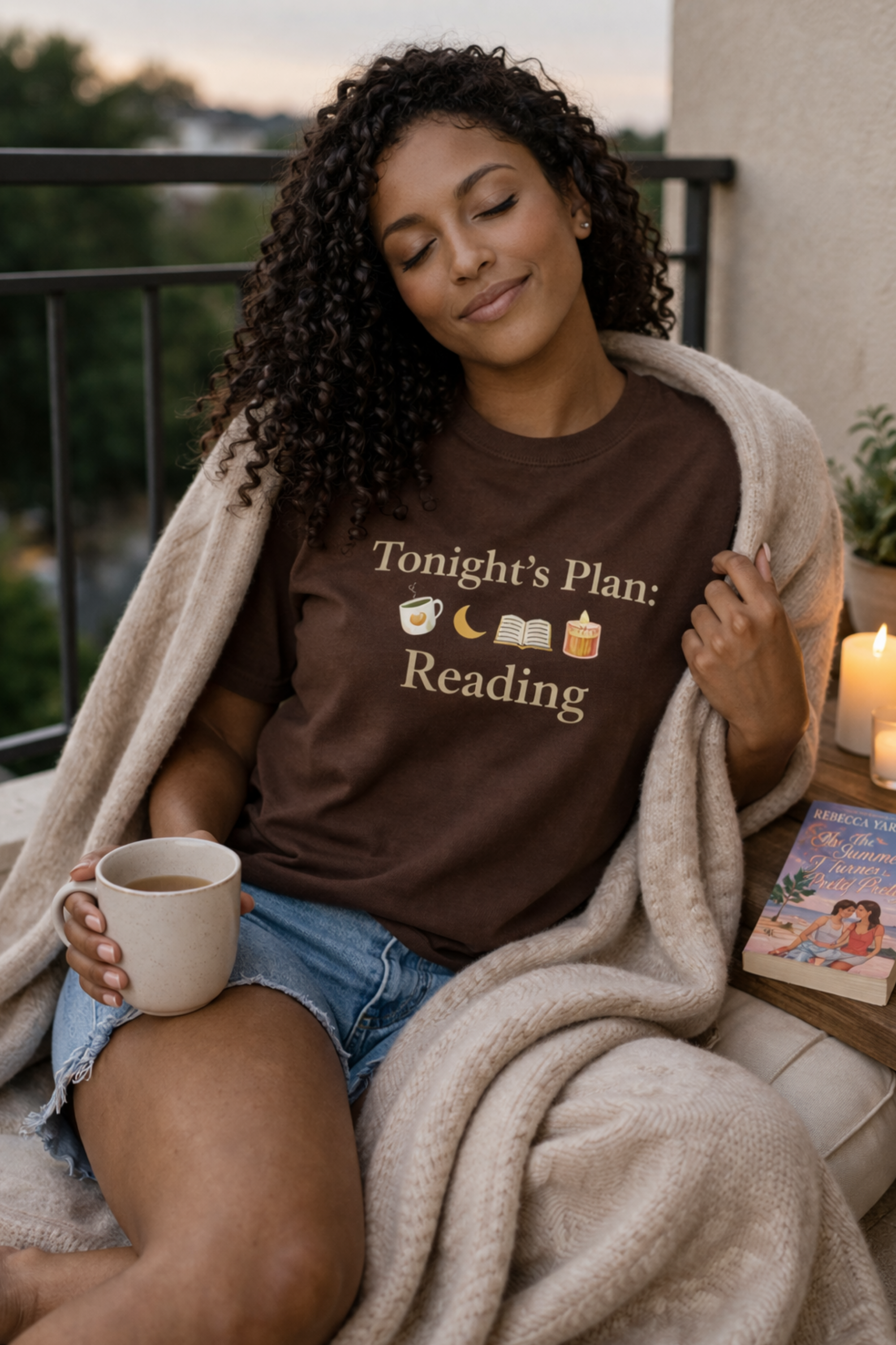 Tonight's Plan: Reading - Tshirt