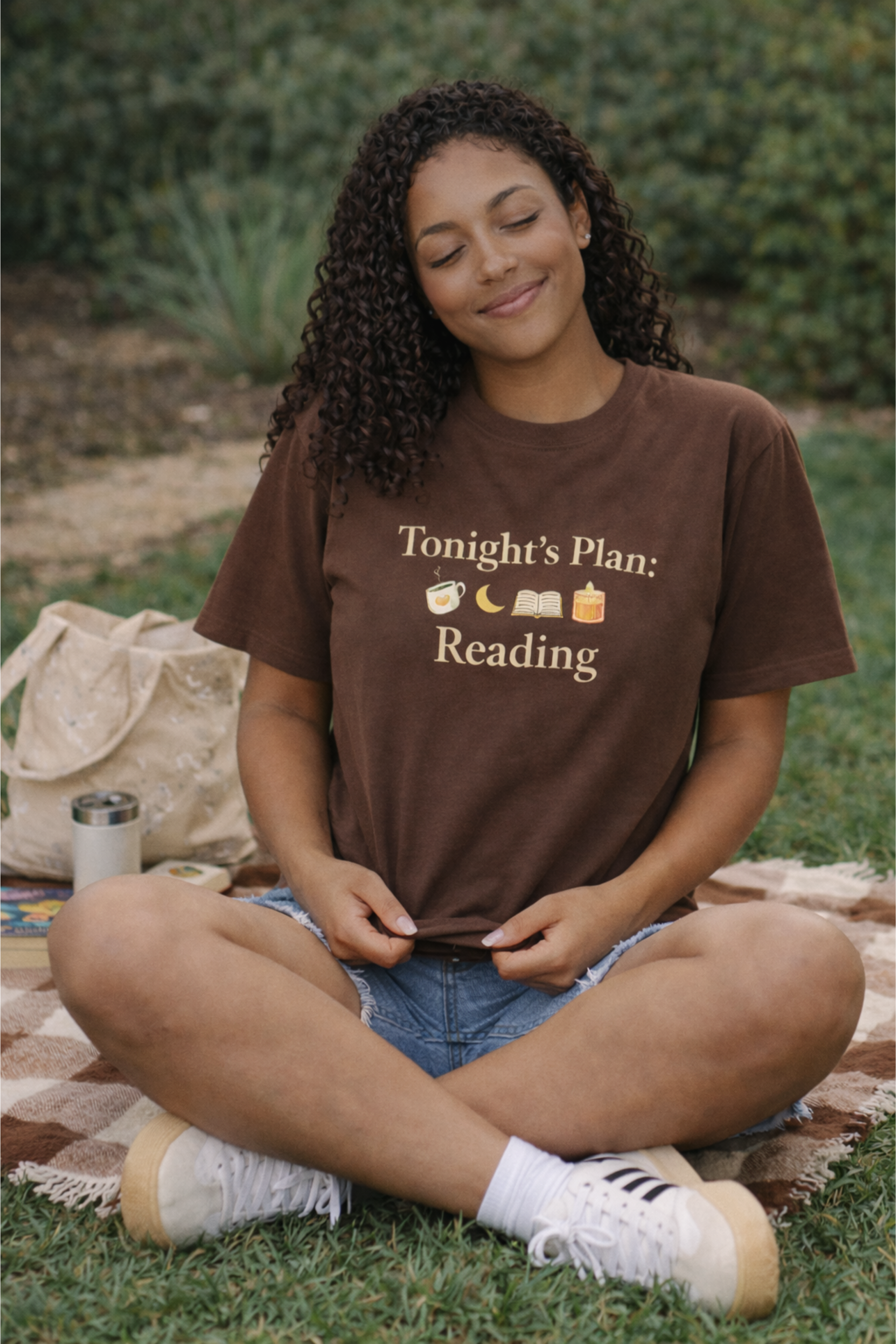 Tonight's Plan: Reading - Tshirt