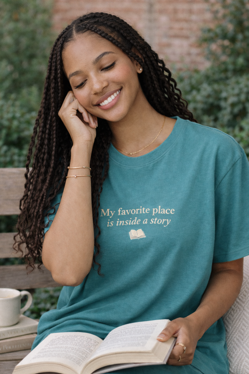 My Favorite Place Is Inside a Story - T-shirt