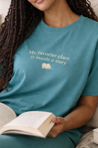 My Favorite Place Is Inside a Story - T-shirt